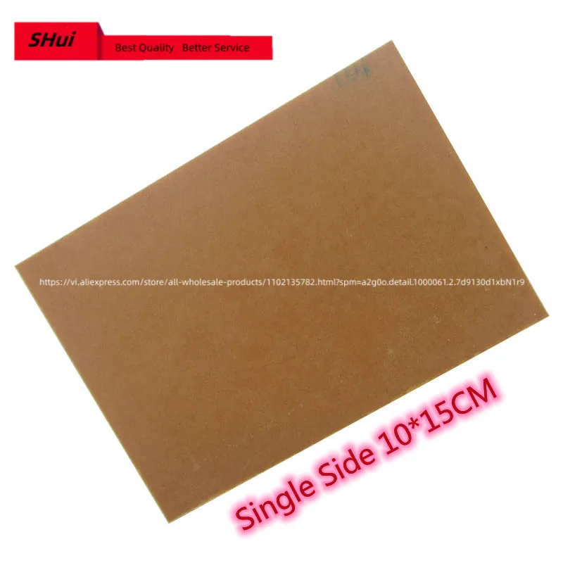 Picture 7: 10pcs Single Side Copper Clad Plate Laminate Universal PCB Circuit Board 10X15cm 1.4mm 100*150mm 15cm*10cm Bakelite Material