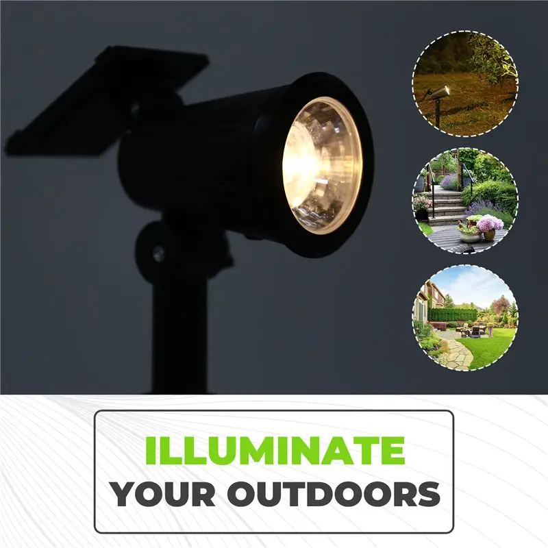 AEE2-الأضواء الشمسية في الهواء الطلق أضواء مقاومة للماء في الهواء الطلق مصابيح كشاف صغيرة الحجم لأضواء ساحة حديقة أضواء الزخرفية غير نافذ للمطر #3