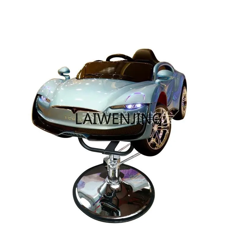 كرسي حلاقة أنيق وبسيط من MJY، واجهة MP3/USB، كرسي حلاقة موسيقى كرتونية