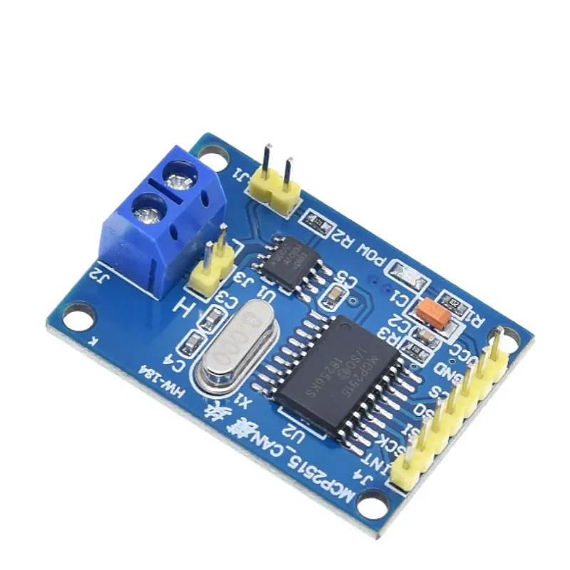 MCP2515 CAN bus module TJA1050 receiver SPI protocol 51 MCU program routine