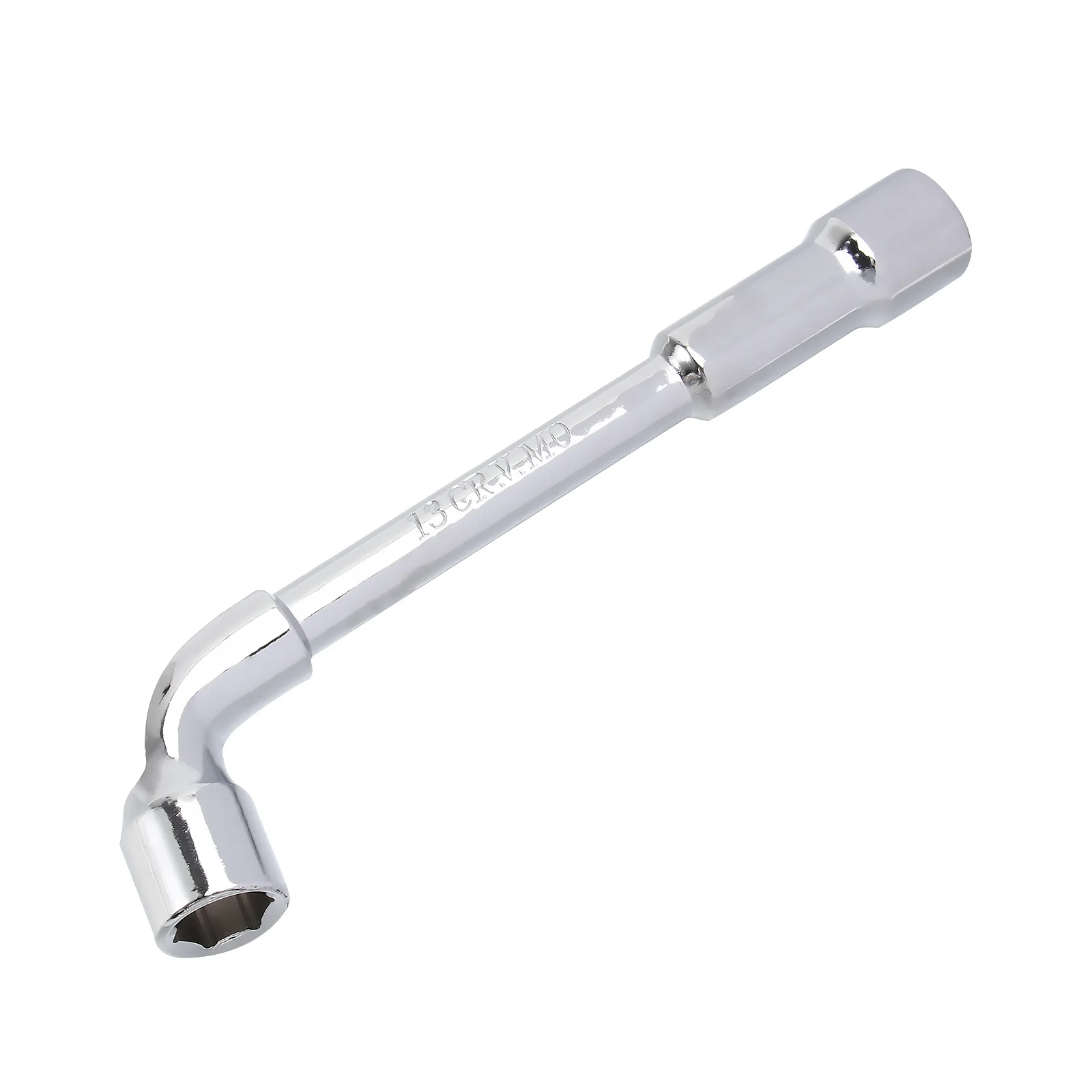

13Mm Dual Head L Shape Wrench Spanner Polished High Quality Steel Elbow Tool for Repair Convenient Handle Spanner