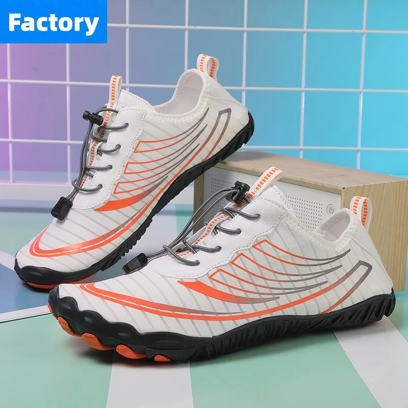 Unisex Quick Dry Water Shoes Men Women Colorful Beach Swimming Surfing Seaside Aqua Shoes Couple Barefoot Upstream Sneakers image 3