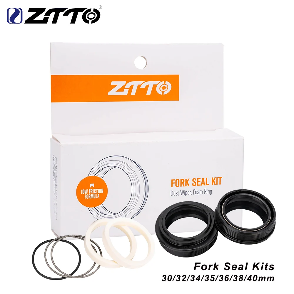 Ztto mtb garfo kit de vedação limpador poeira anel espuma vedação óleo limpador 30 32 34 36 38 40mm para fox suntour epixon rockshox sid manitou garfo