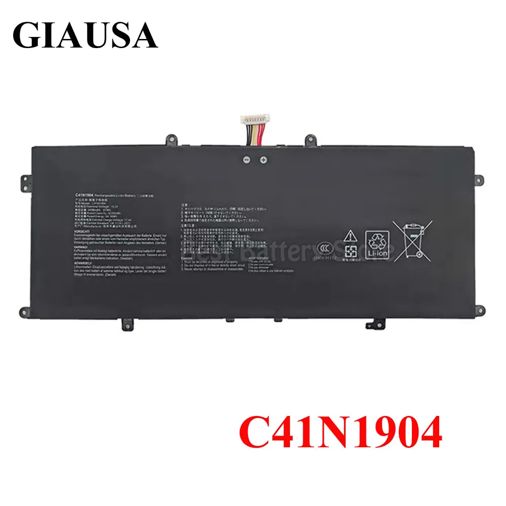 C41N1904 C41N1904-1 Laptop Battery for ASUS ZenBook 14 UX425UA UM425IA UX425EA UX425JA BX325JA UX325EA UX325JA UX363EA