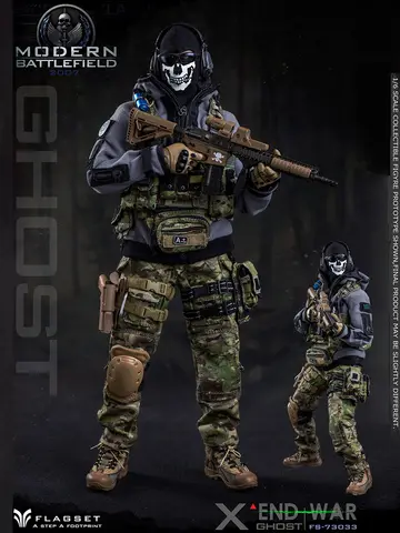 ViiKONDO 1/6 Flaggset FS 73033 73031 73049 KS21001 Ghost Actionfigur Modell 12 tum Simon Riley John Price Zimo COD Team Army Men 10 best sales actionfigur call of duty - №1