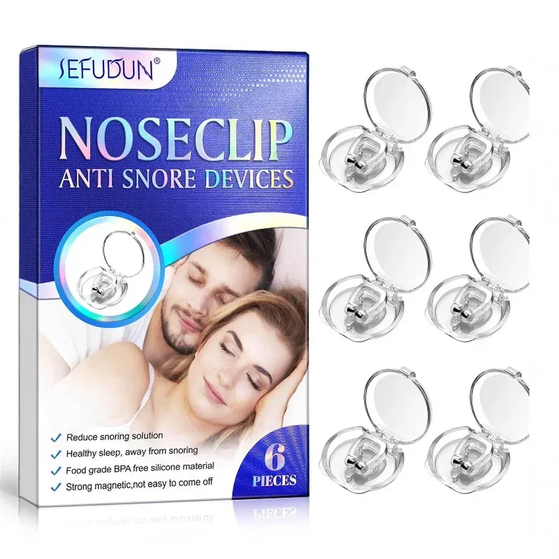 

Nasal Dilator Stop Snoring Aid 6 Pack Breathing Cones for Better Sleep Nasal Strips Congestion Relief Anti Snore Device