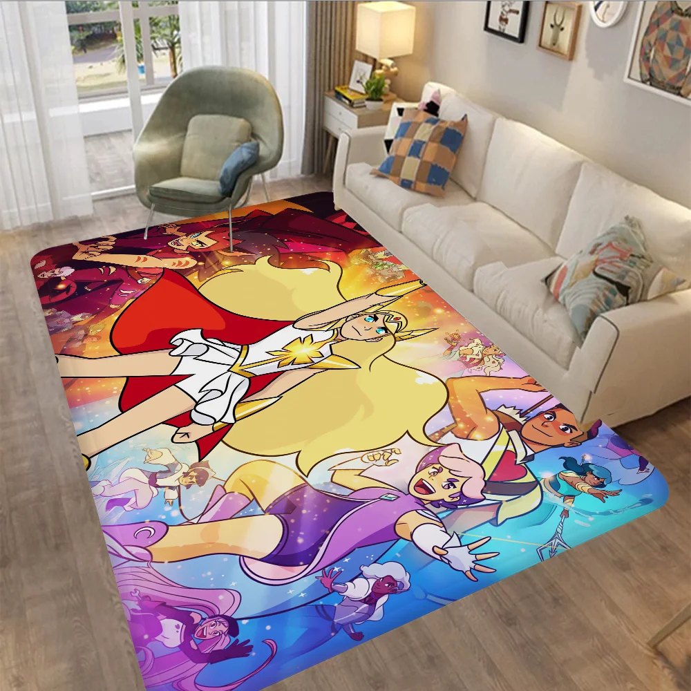 

She-Ra And The Princesses Of Power Bathroom Mat Retro Multiple Choice Living Room Kitchen Rug Non-Slip Bedside Mats