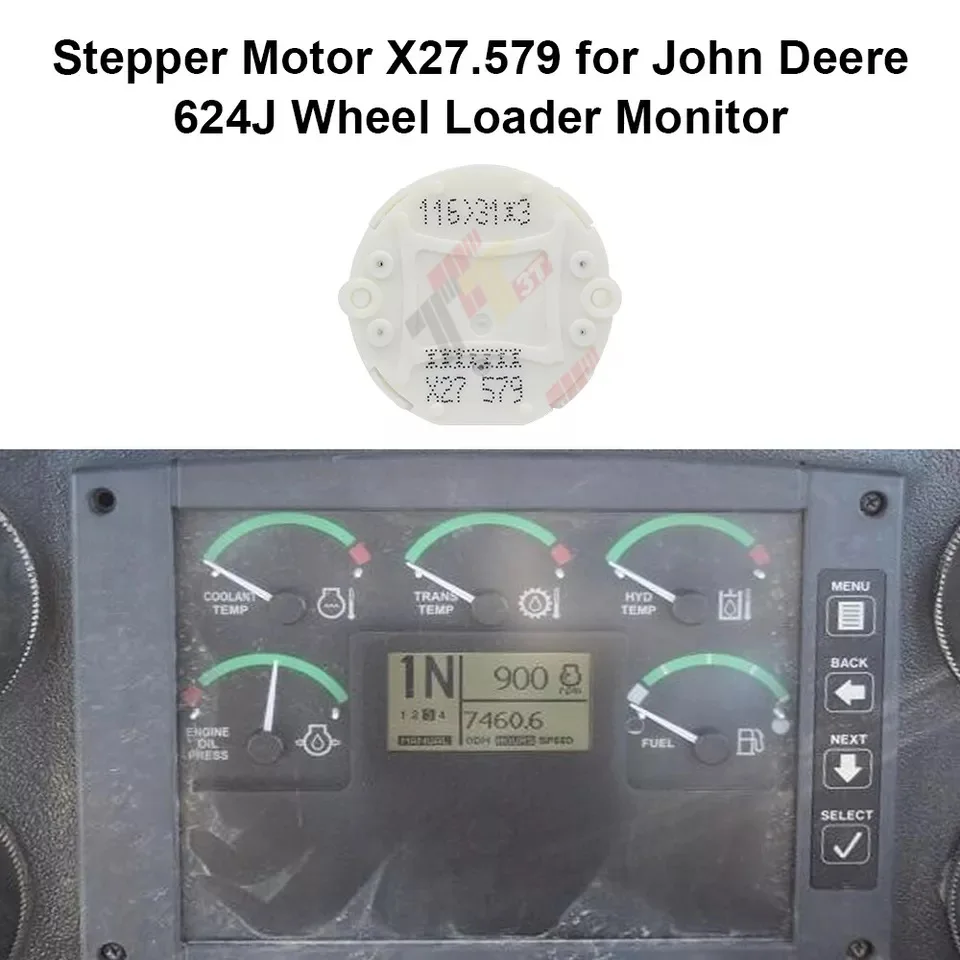 Dashboard Stepper Motor X27.579 for John Deere 544J 624J 644J 724J Wheel Loader Monitor