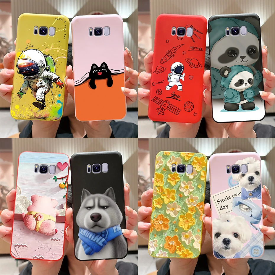 Case For Samsung S8 Plus S8+ Coque Galaxy S8 TPU Soft Silicone Funda Phone Case For Samsung Galaxy S 8 S8 Plus Cover Capa Bumper