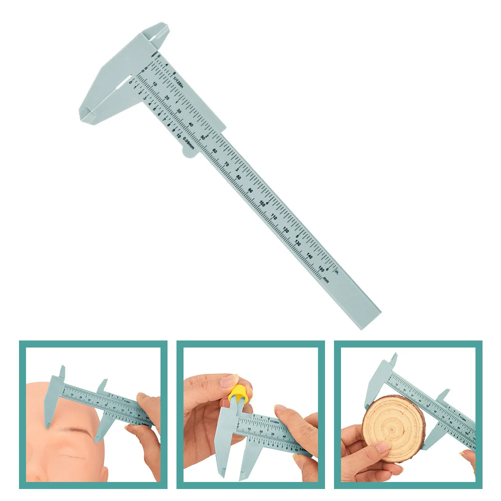 

Portable Eyebrow Measuring Caliper Ruler Tool for Facial Mapping Small Sliding Ruler Makeup Supply Practice Training Aid