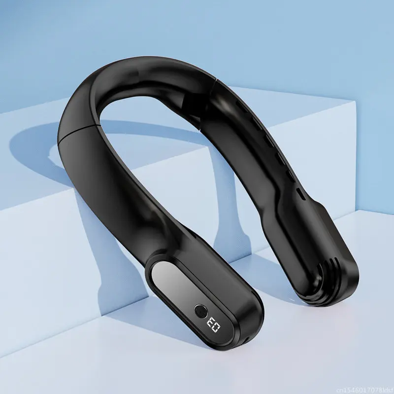 Youpin-USBで充電可能なポータブルファン,ミニ電気換気装置,ネックレスファン,スポーツ用