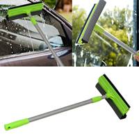 Double Sided Window Squeegee 2 in 1 Telescopic window cleaner Car Cleaning brush Adjustable Detachable Window Cleaning brush