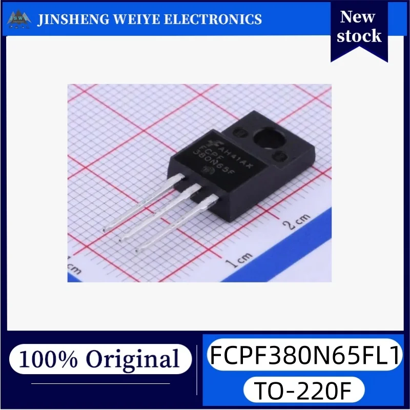 5/20 pieces FCPF380N65FL1 FCPF380N65F TO-220F-3 N-channel 650V 10.2A new original stock