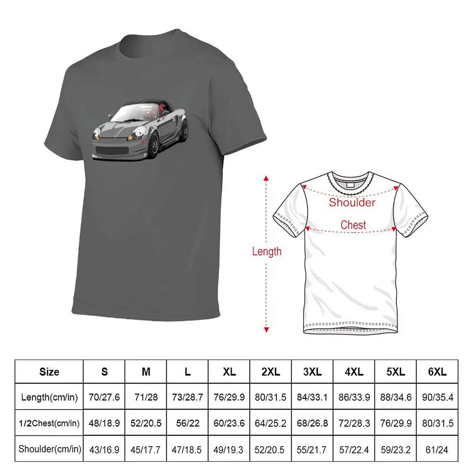 New MR2 Spyder ZZW30 Vector art T-Shirt plain t-shirt plus size tops oversized t shirts men t shirts