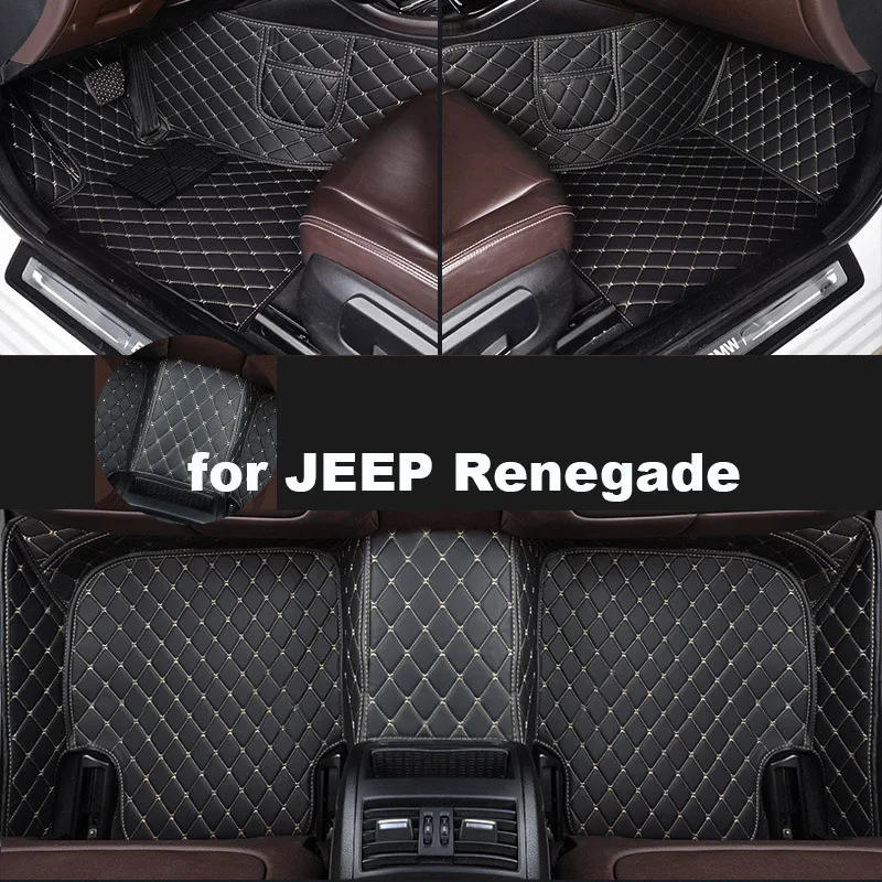 

Автомобильные коврики для JEEP Renegade, напольные коврики для JEEP Renegade, обновленная версия, аксессуары для JEEP Renegade, 2015-2018 год