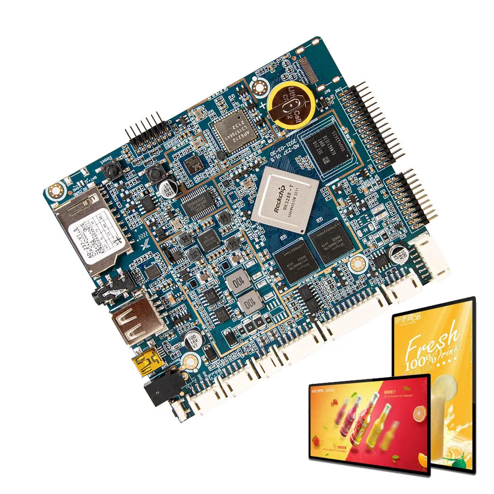 

Industrial Android Quad Core RK3288 PCBA Motherboard All-In-One Board For Intelligent Control