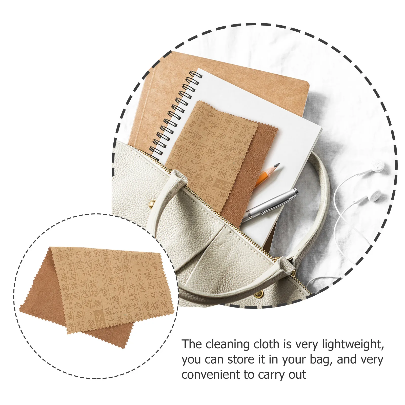 

Microfiber Guqin Cloth Suede Fabric Wiping Polish Dust Supply Lightweight Portable R om Suede Fabric Cleaning Cloth Color
