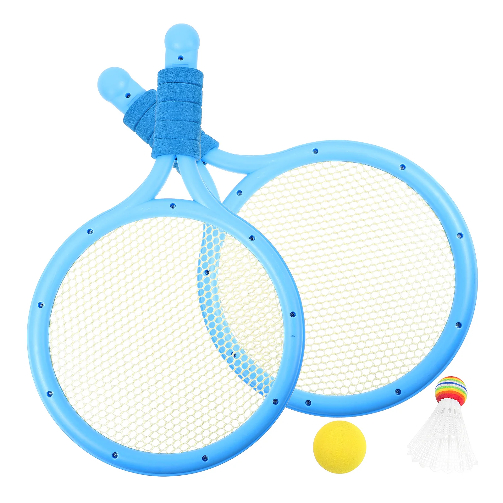 

Kids Badminton Tennis Rackets Set 2 Rackets 2 Safe Material Non Design Outdoor Sports Educational Toys