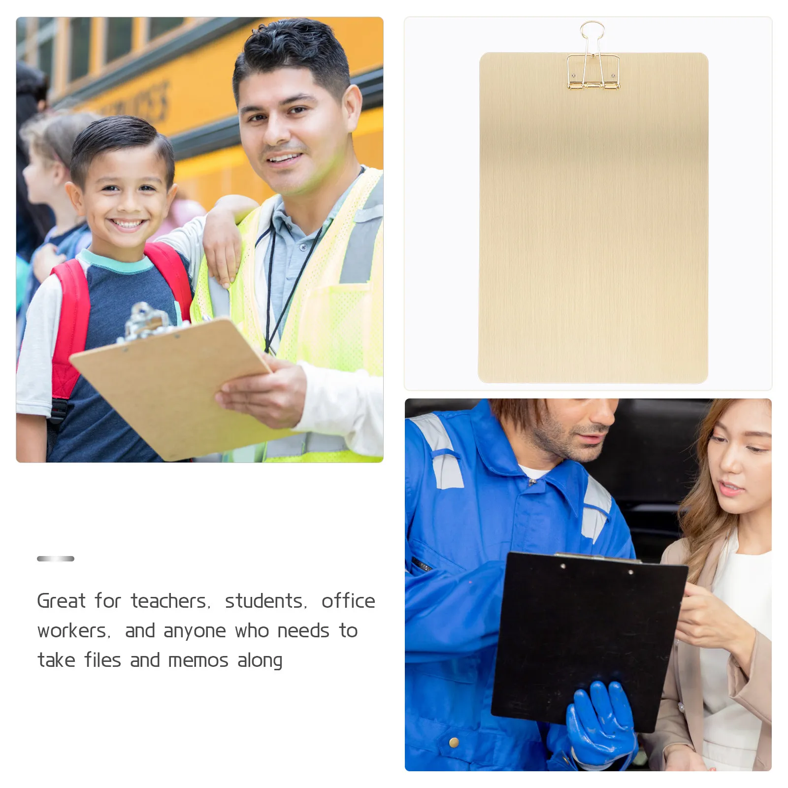 

Portable Multi-Function A4 Clipboard Writing Board Practical File Clip Convenient Writing Support Board for Office