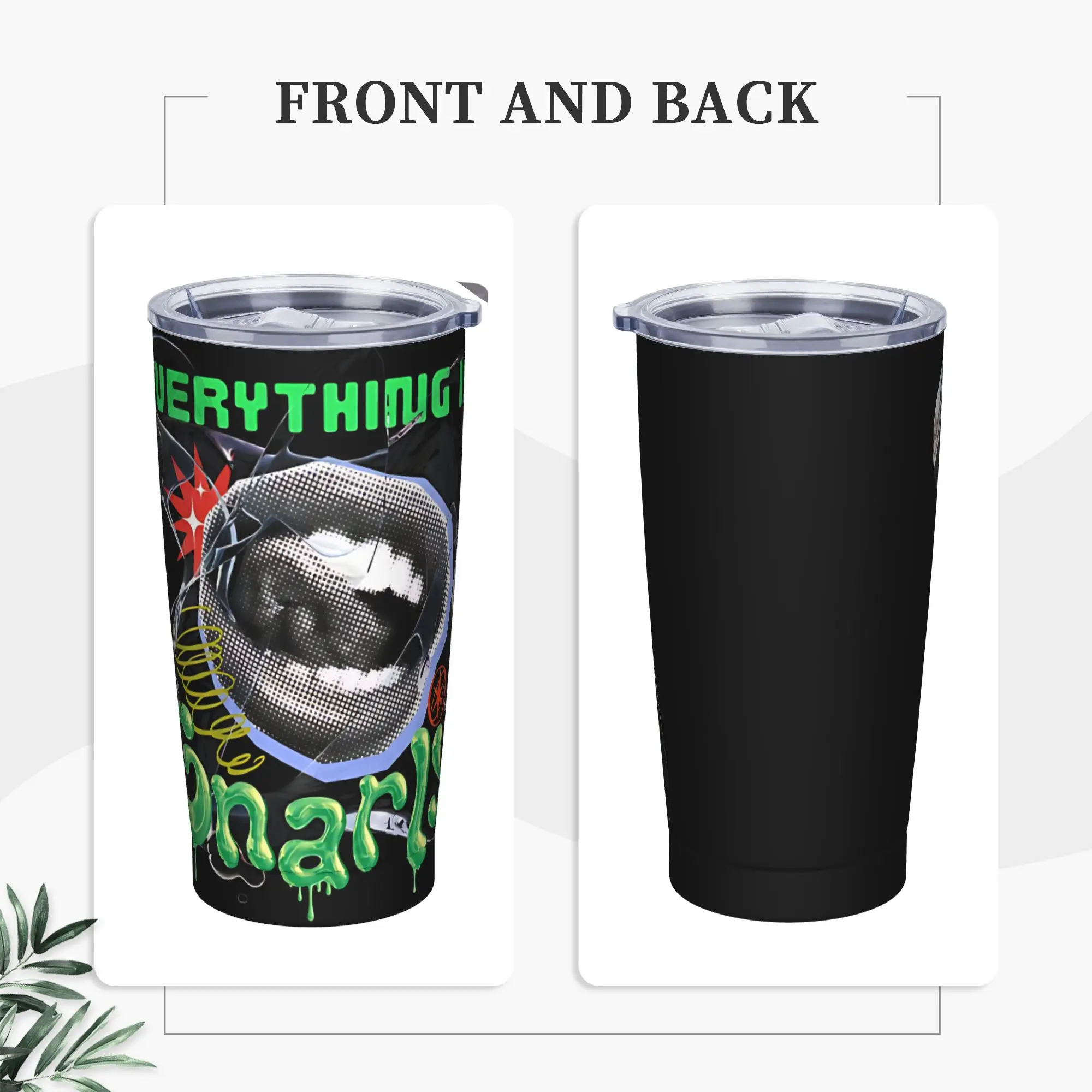 Stainless Steel Tumbler Katseye Everything Gnarly Thermal Mug Kpop Girl Group Insulated Cold Drink Mugs Cup Beach Water Bottle