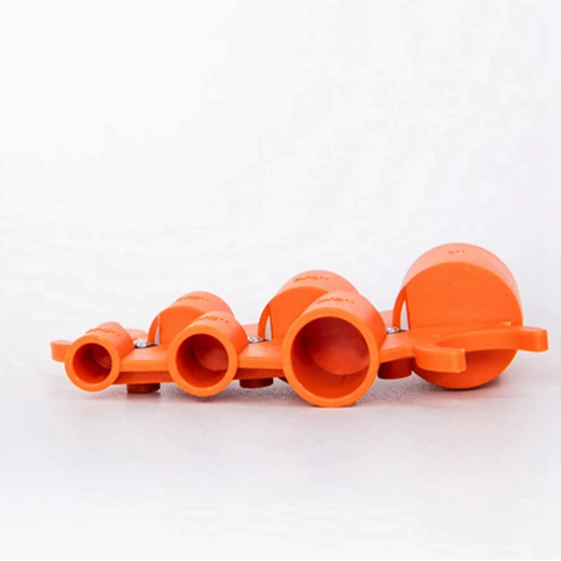 B62B Deburring Pipe and Depth Gauge Tool 6 Sizes 1/4-1 Inch for Copper CPVC PERT Plumbing Handyman Tool