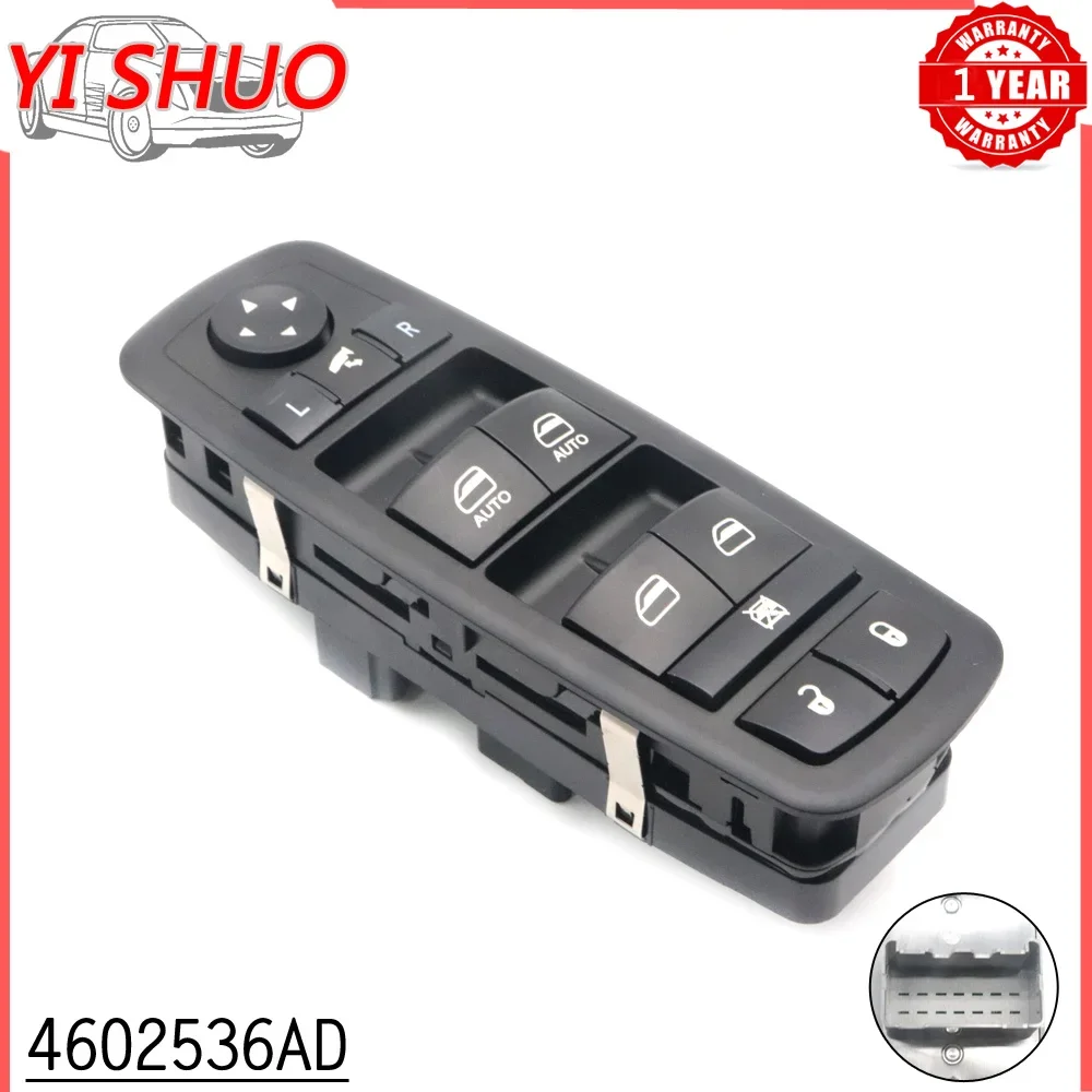 Car 4602536AD 4602536AE Double Auto Lifter Master Power Window Switch For Chrysler Town Country Dodge Grand Caravan 2008-2015