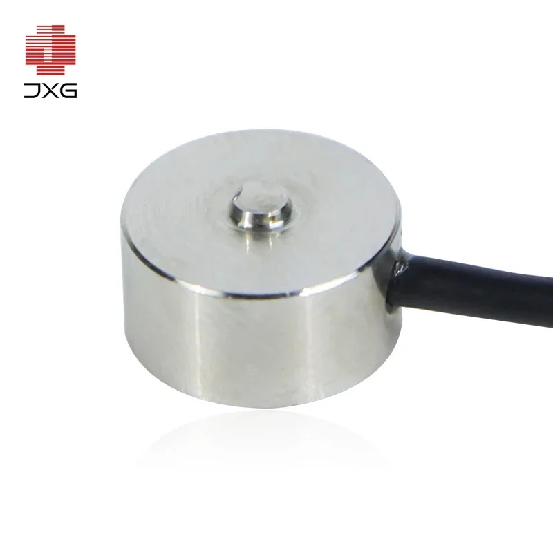 High Precision Miniature Button Load Cell 8-10mm, Micro Force Sensor for Manipulators & Measurement 50-100KG