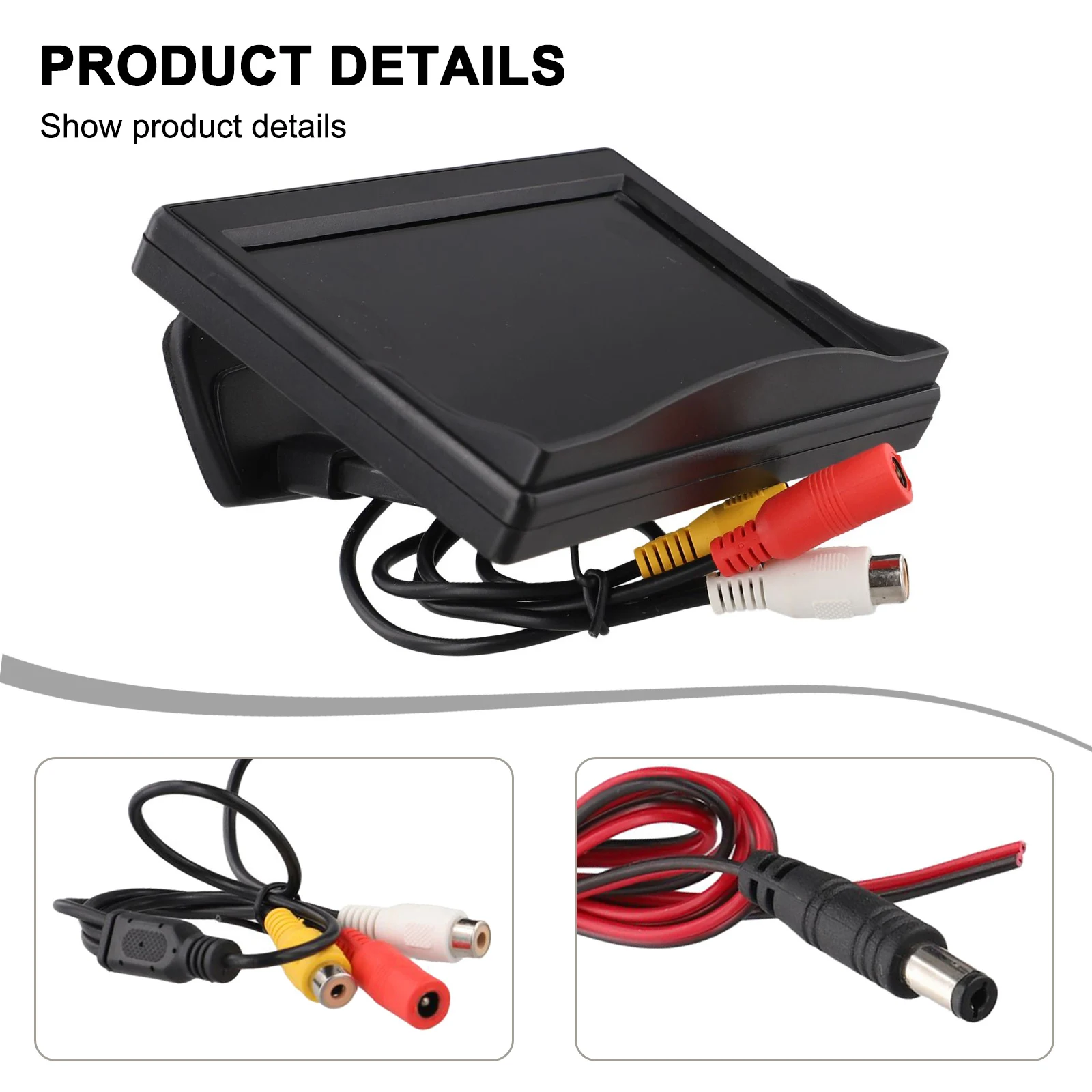 Inches Screen Backup Parking Full Display Backup Parking Car Reverse Monitor Full Design IP Or IP Waterproof Level