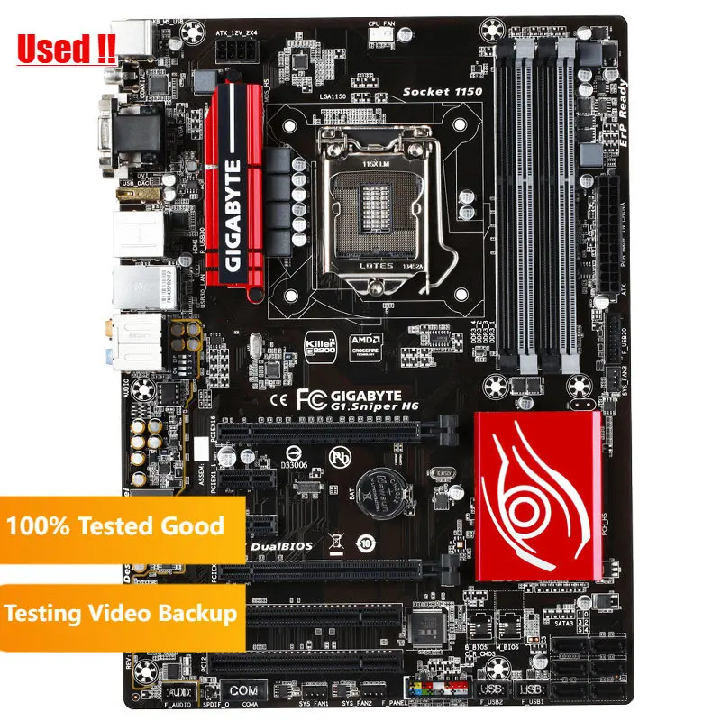 GIGABYTE G1 Gaming G1.Sniper H6 LGA 1150 Intel H97 HDMI SATA 6Gb/s USB 3.0 ATX Intel اللوحة الأم