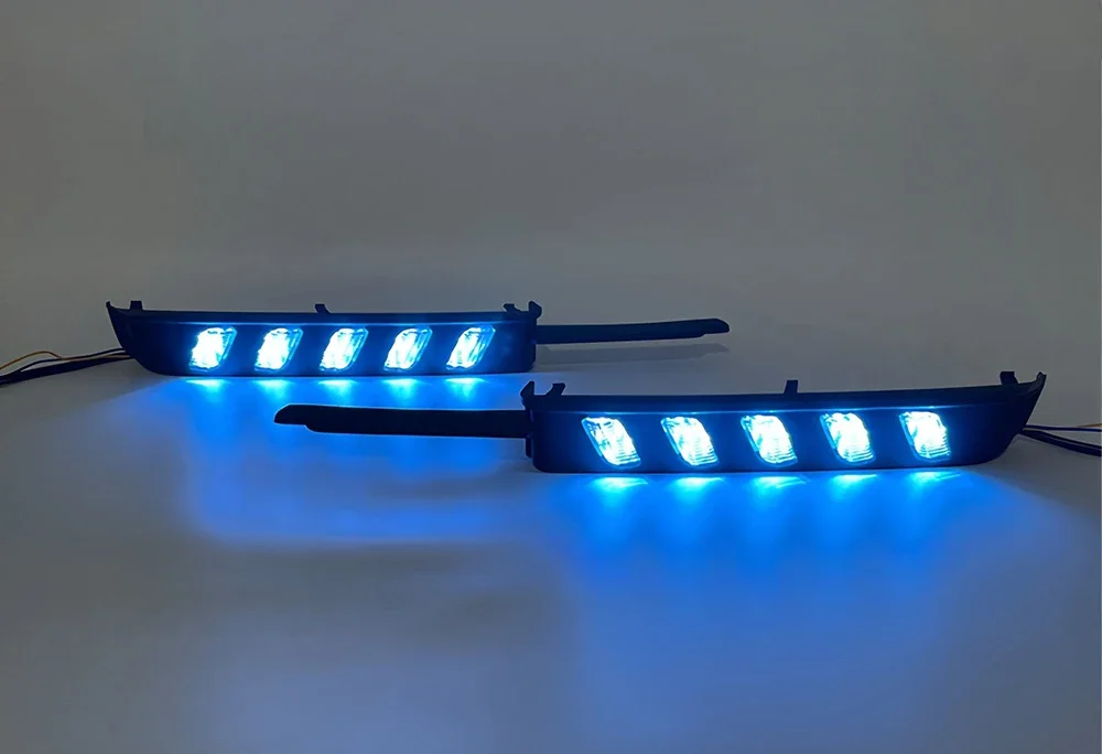 2Pcs /Set LED DRL Car Daytime Running Light Lamp For Toyota MARK X 2004 2005 2006 2007 2008 2009 Front Bumper Day Lights detail image 5