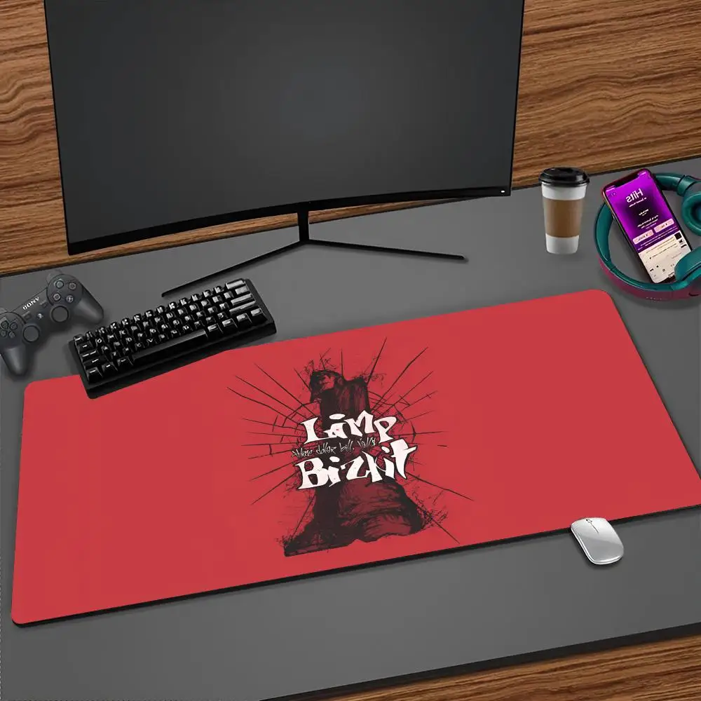 L-Limp B- Bizkit Rock Band Mouse Pad Cartoon Lockedge Large Gaming Pad Computer Gamer Keyboard Mat Desk Mousepad PC Desk Pad