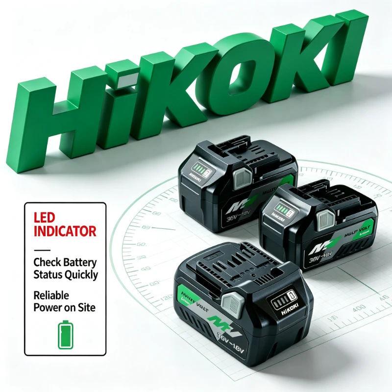 HiKOKI 18V/36V 5.0Ah MultiVolt Battery BSL36A18 High Power for Hitachi Drill Impact Driver Fast Charging Overload Protection
