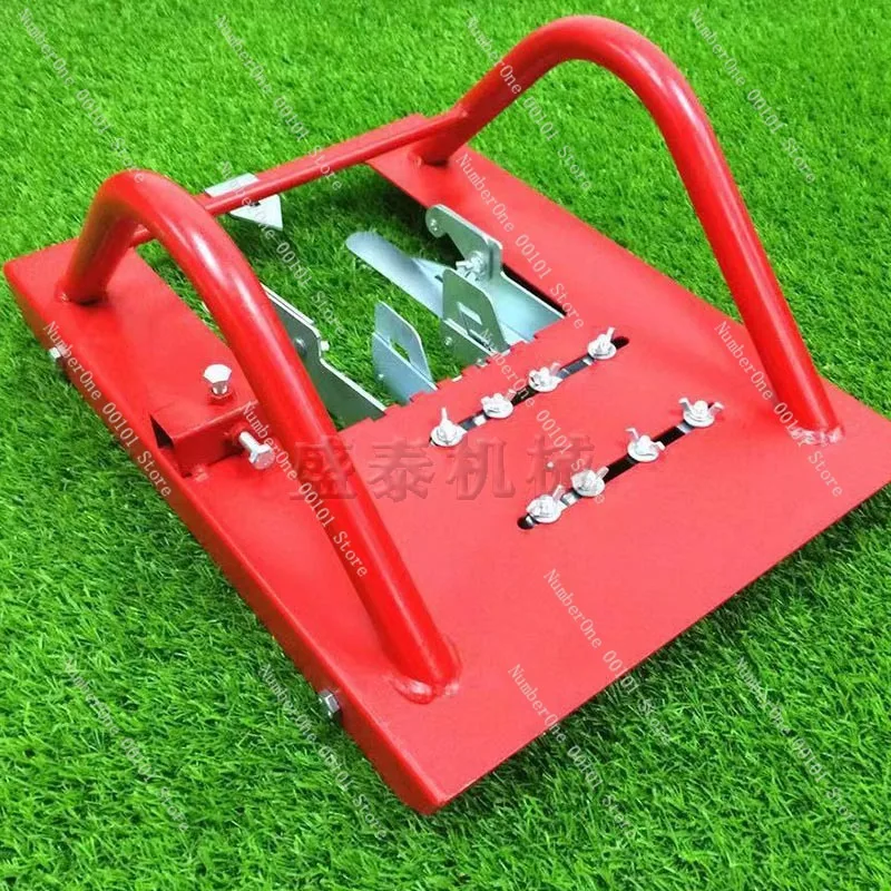 Lawn Turf Tensioner Compaction Tool, Multifunctional Lawn Repair Kit With Wire Cutter & Measuring Gauge