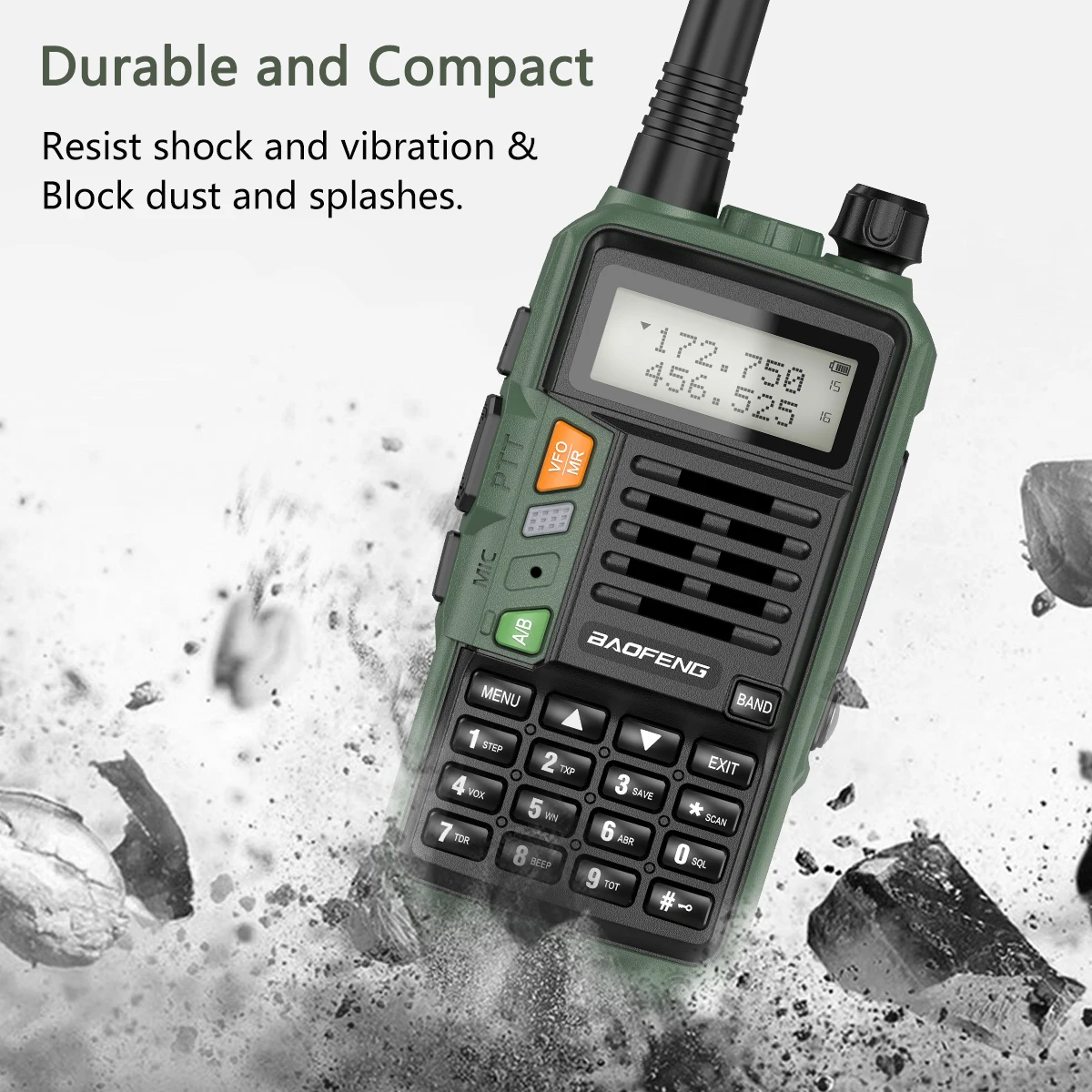 BAOFENG UV S9 Plus Potężny ręczny transceiver z dwuzakresowym radiem UHF VHF 16 KM dalekiego zasięgu Walkie Talkie Ham UV 5R Two Way Radio