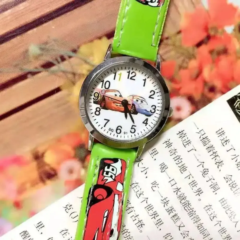 Wholesale Boys Girls Children Watch Cartoon Car Story Kids Quartz Watches Primary School Students Wristwatches Explosion Models