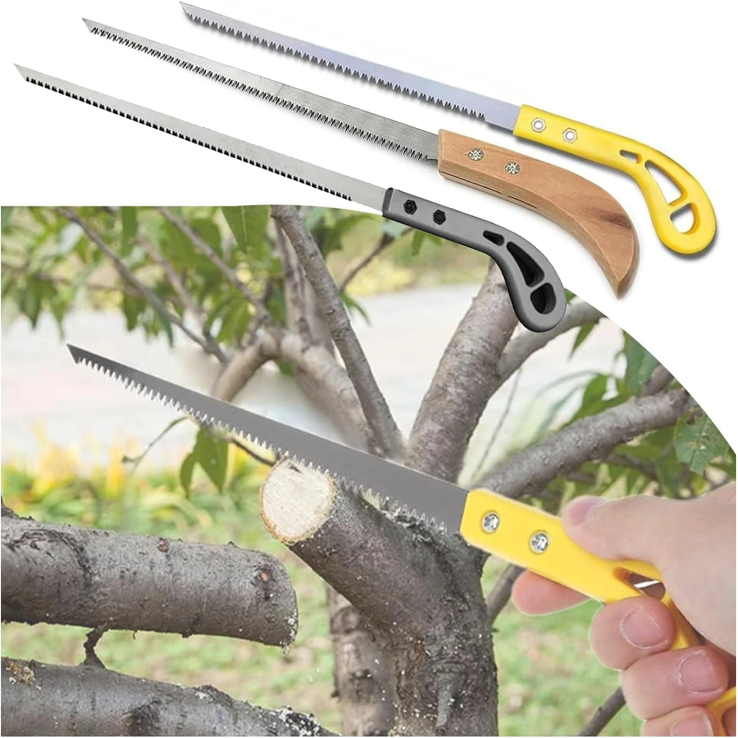 Upgrade your essential outdoor toolkit with this durable and lightweight handsaw, perfect for effortlessly tackling small to med