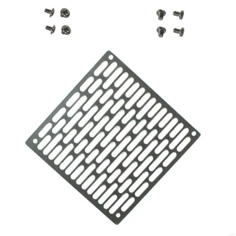 Galvanized Steel Radiator Cooling Fan Guard Dust Filter with Screws