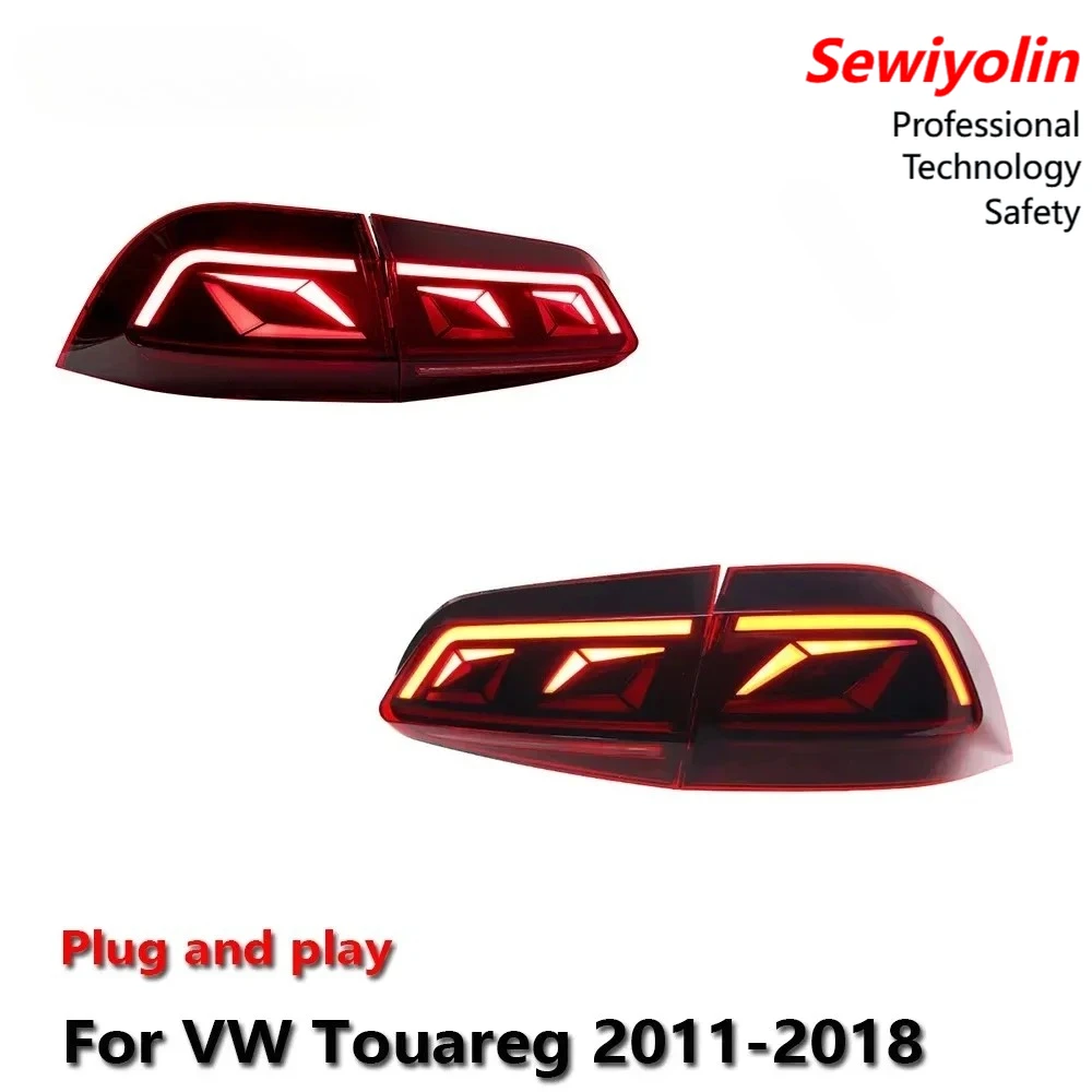 

Светодиодные аксессуары для модернизации задних фонарей для VW Touareg 2011-2018: ДХО, стоп-сигнал, указатель поворота, подключение Plug and Play