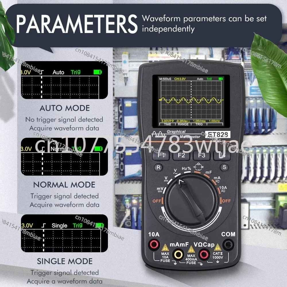 Export Handheld Oscilloscope ET-828 Portable Multifunctional Multimeter 2-in-1 Independent Station Oscilloscope