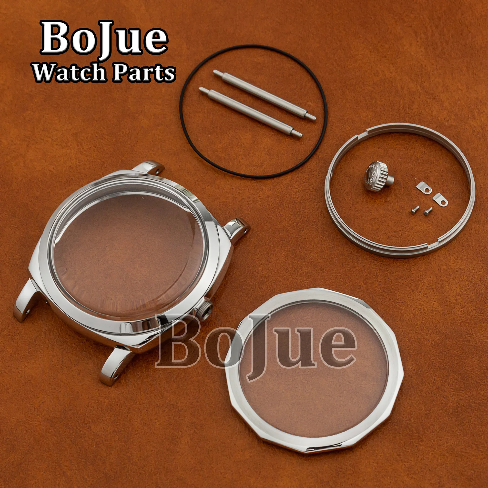 Винтажный корпус часов Restro из нержавеющей стали, 47 мм, 10 АТМ, водонепроницаемый для PAM 6154 ETA6497/6498/ST3600, механический автоматический механизм