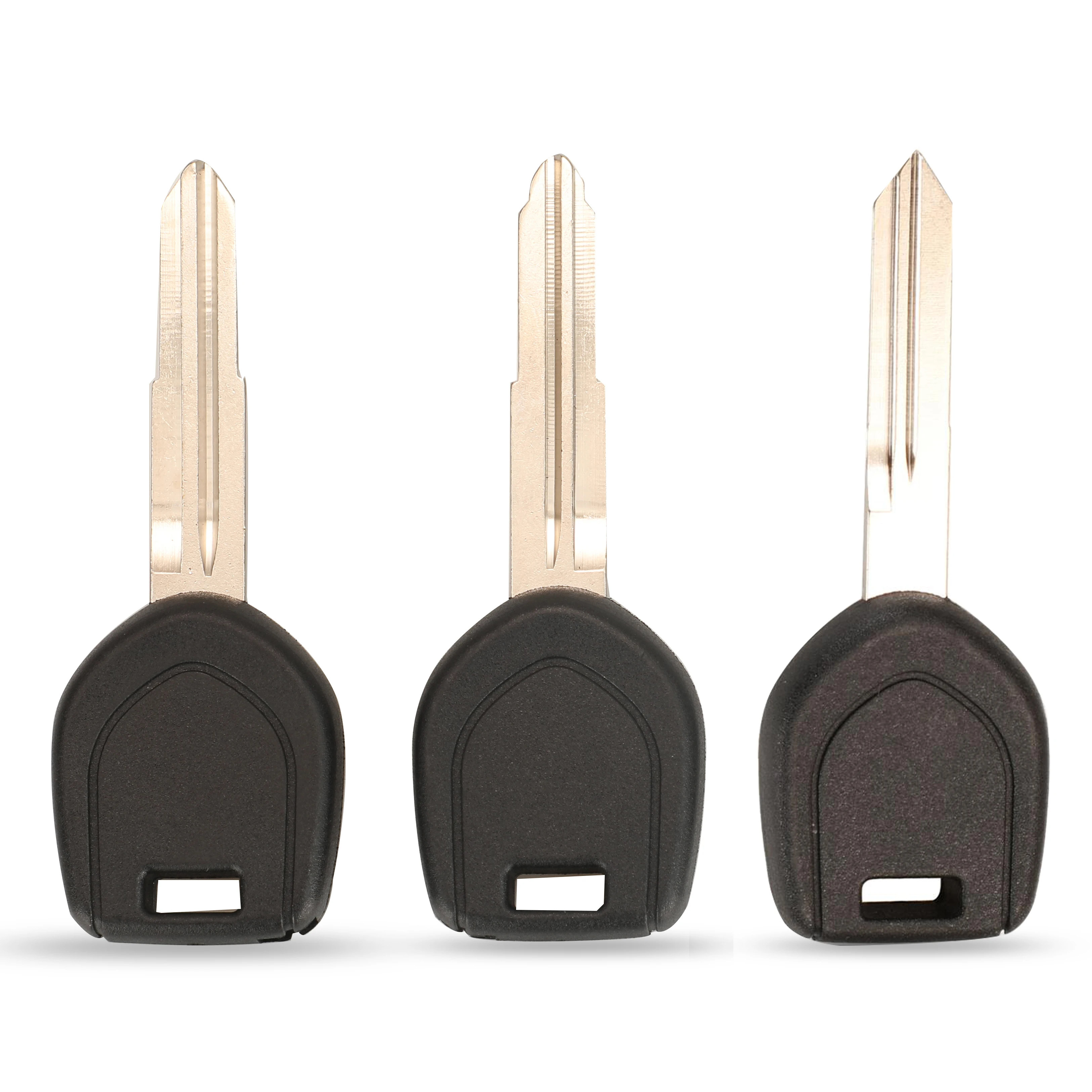 

jingyuqin 10p Transponder Key Shell For MITSUBISHI Colt Outlander Mirage Pajero Remote Key No Chip Right Blade
