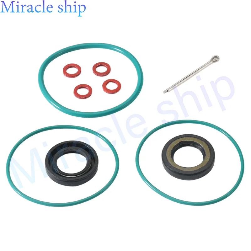 93101-20M07 Lower Unit Prop Shaft Gearcase Oil Seal Kit for Yamaha Outboard Motor 2/4 stroke 20 25 30HP O-ring 93210-65M50