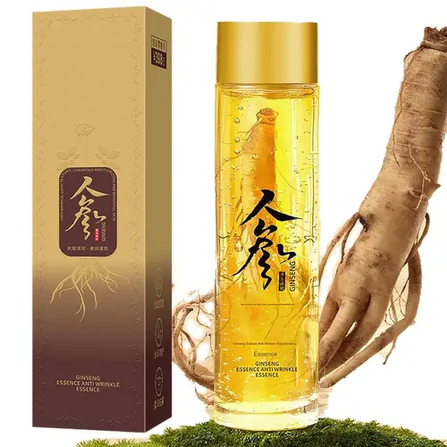 Imagen 2 del producto Aceite líquido de extracto de Ginseng rojo coreano, suero antiarrugas para antienvejecimiento, hidratante, lucha contra la pérdida de colágeno, mejora la flacidez
