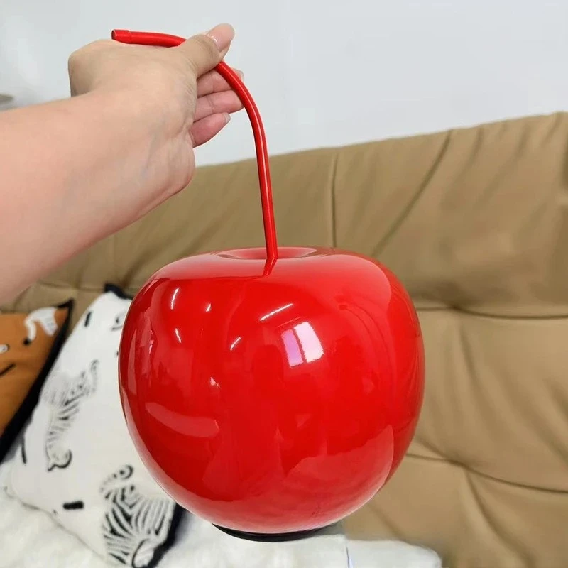 USB Night Light Cherry Glass Desk Lamp Bedroom Bedside Ambient Light Floor Lamp Wine Cabinet Children's Room Decoration Light