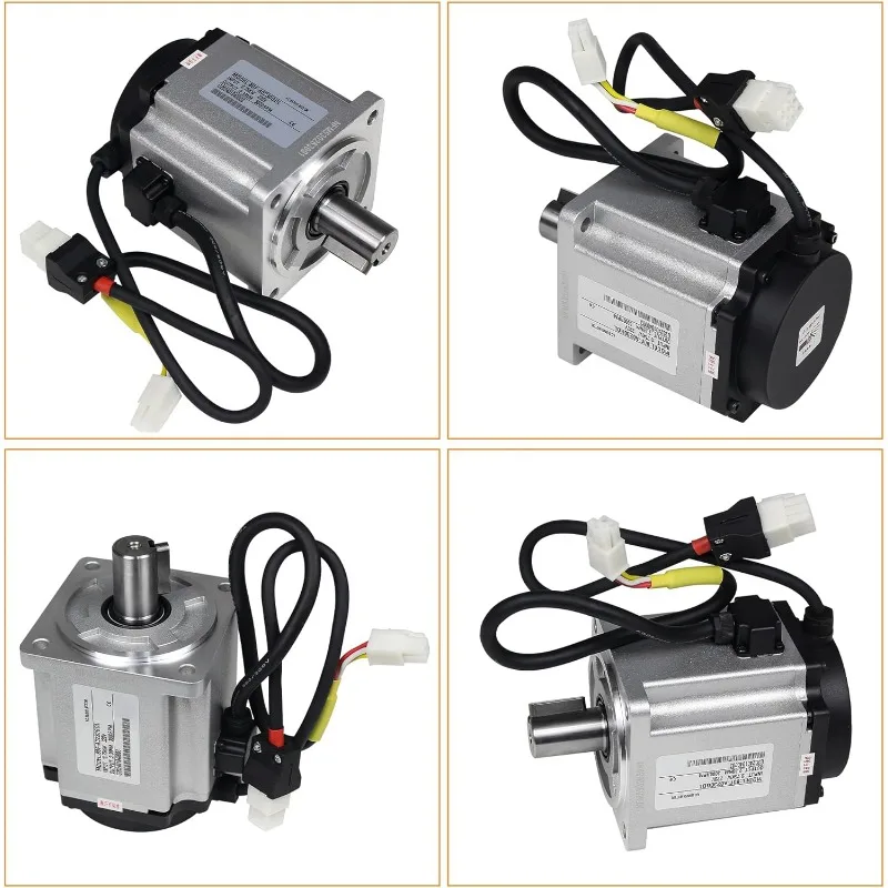 750W AC Servo Motor Kit 3000rpm-6000rpm,0.75KW 2.39Nm-7.17Nm 220V Servo Motor Driver Controller System,17 bit Encoder,