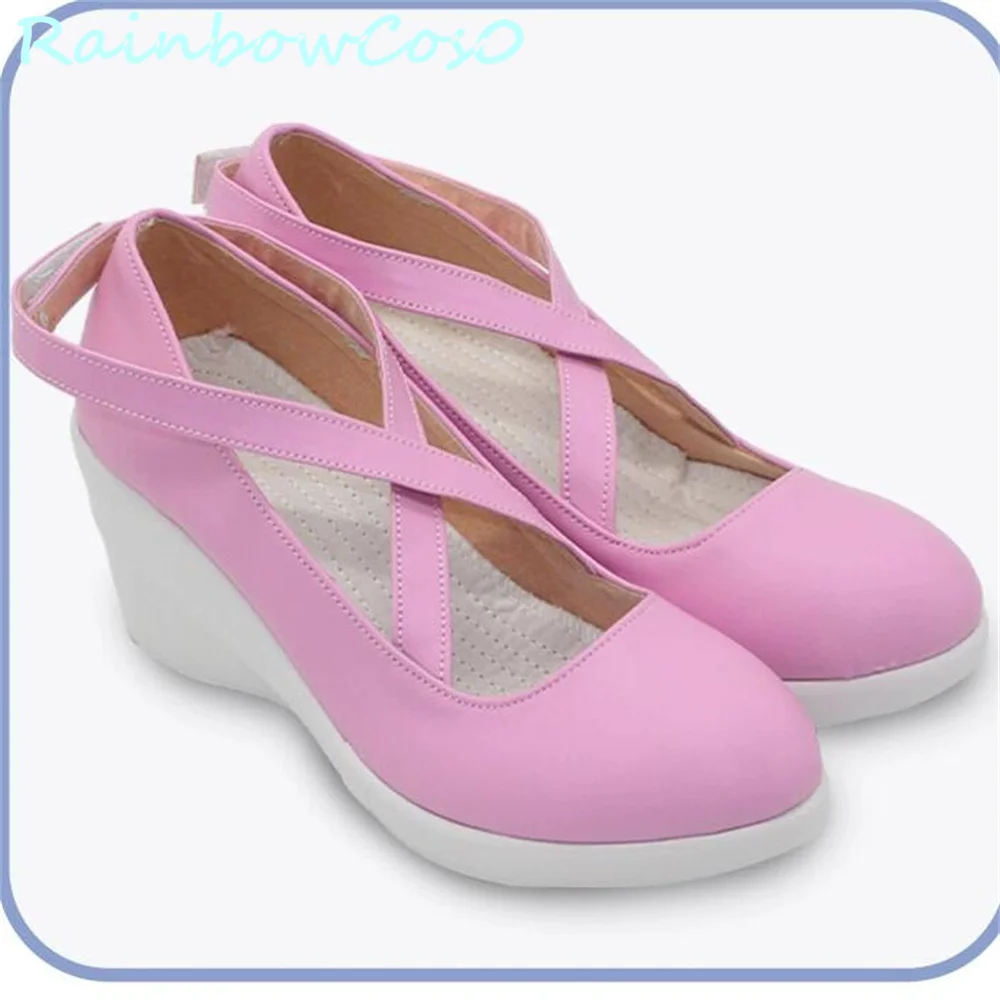 Asagao Hanae Blue Archive Cosplay Schuhe Stiefel Spiel Anime Halloween Weihnachten RainbowCos0 W3408