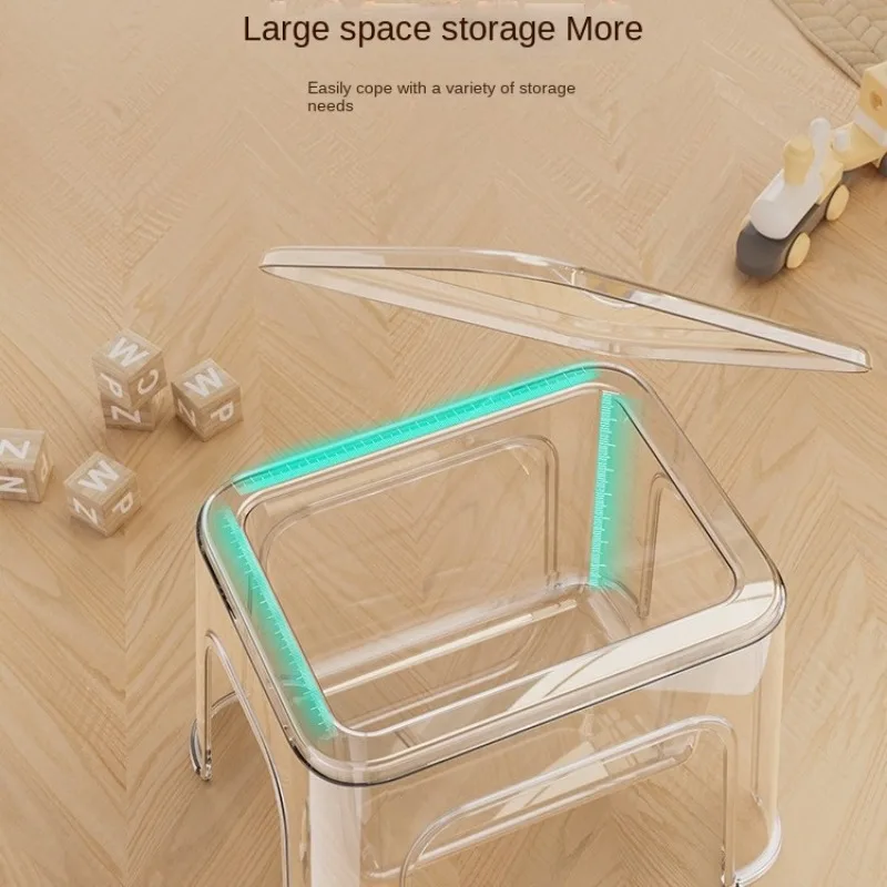 New thickened PET storage stool living room small stool household chair children storage stool simple plastic stool