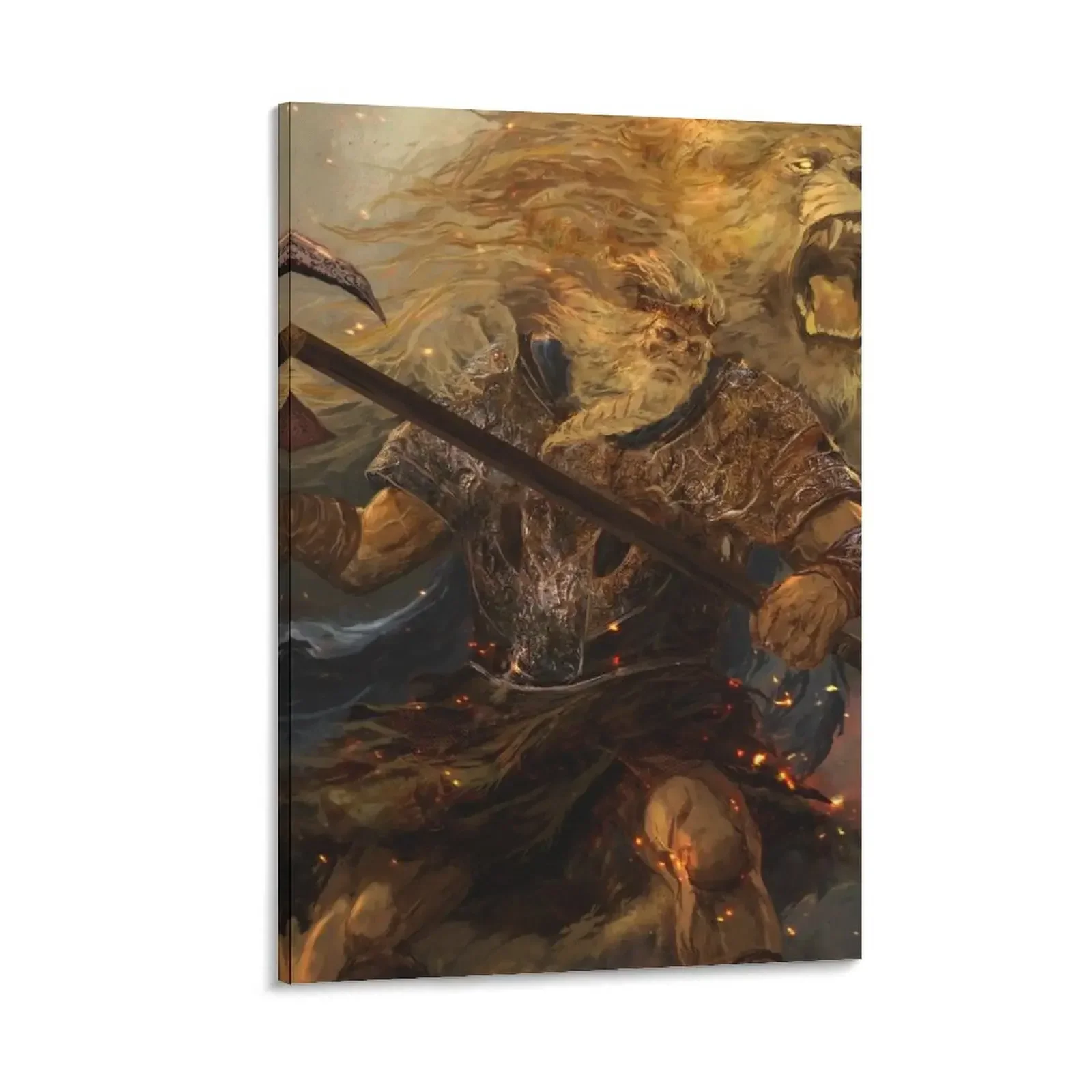 

Tarnished Lord Canvas Painting Paintings on canvas for living room decorative wall canvases Wall posters