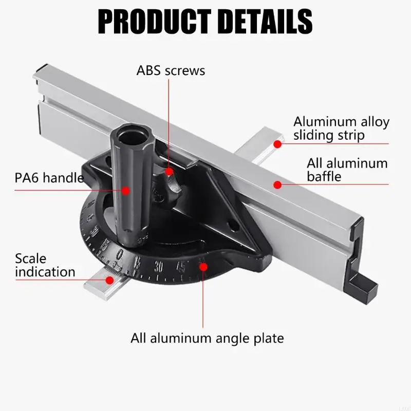 Table Sawing Miter Gauges Miter Gauges Fence Adjustable Ruler Miter Gauges Woodworking Tool Plate Ruler Replace