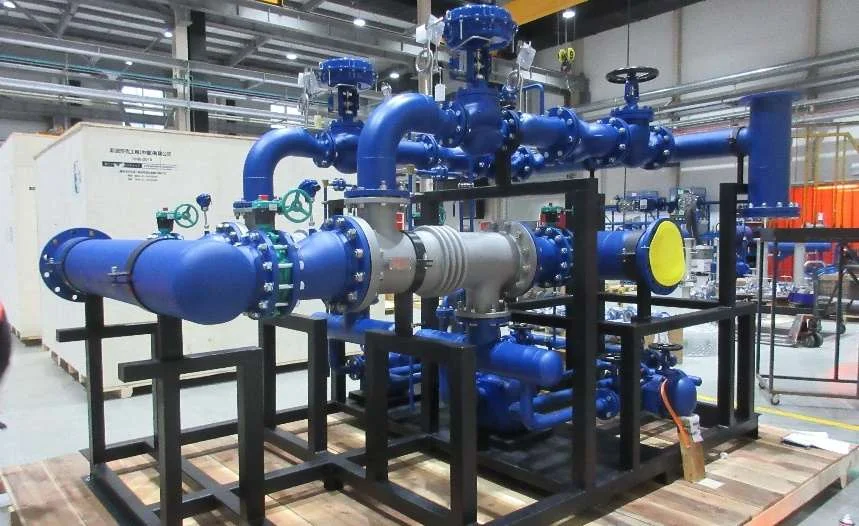Non-standard Heat Recovery Skid Factory Customized Solutions Bellows Sealed Stop Valve Safety Valve Steam Flow Meter  on Sales